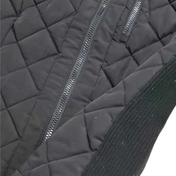Andrew Marc Black Quilted Puffer Full Zip Vest XS - Picture 2 of 4